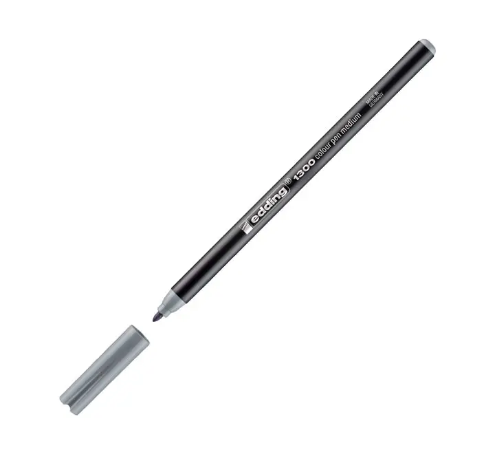 ROTULADOR EDDING 1300-26 PTA.REDONDA 2MM GR PLATA