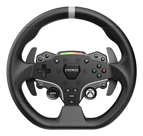 RS052 mando y volante Negro Xbox - Imagen 2