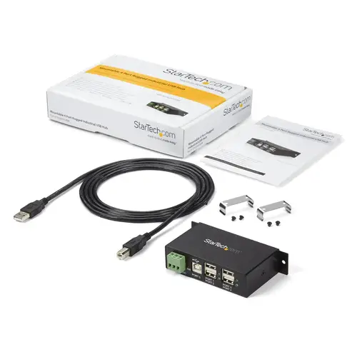 Hub Industrial de 4 Puertos USB 2.0 con Protección Antiestática ESD - Imagen 8