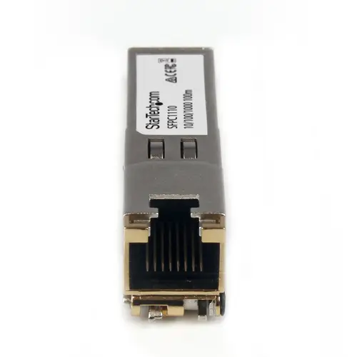 Módulo Transceptor SFP Compatible con el Modelo SFP-GE-T de Cisco - 1000BASE-T - SFP a RJ45 Cat6 / Cat5e - 10/100/1000 Mbps - RJ45 - 100m - Cisco IE3400, IE3300, IE3200 - Imagen 3
