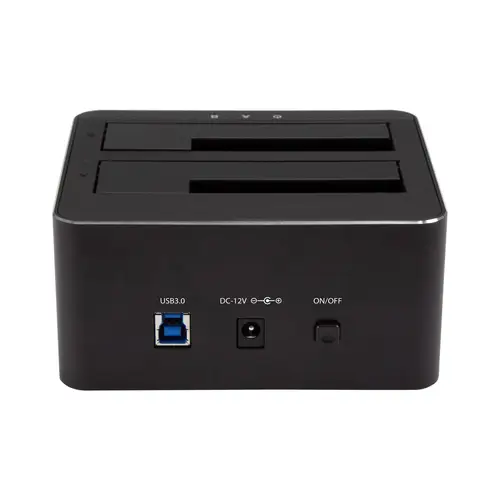 Docking Station USB 3.0 de 2 Bahías SATA de 2,5 o 3,5 Pulgadas para SSD o Disco Duro Base de Conexión para Unidades de Disco - Imagen 2