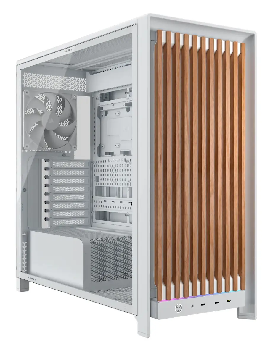 FRAME 5000D WOOD RS Midi Tower Nuez, Blanco