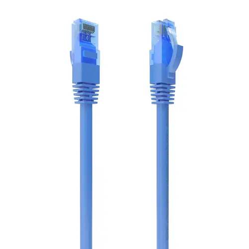 Cable De Red Latiguillo RJ45 Cat.6 UTP AWG26 CCA, Azul, 4.0 m - Imagen 1