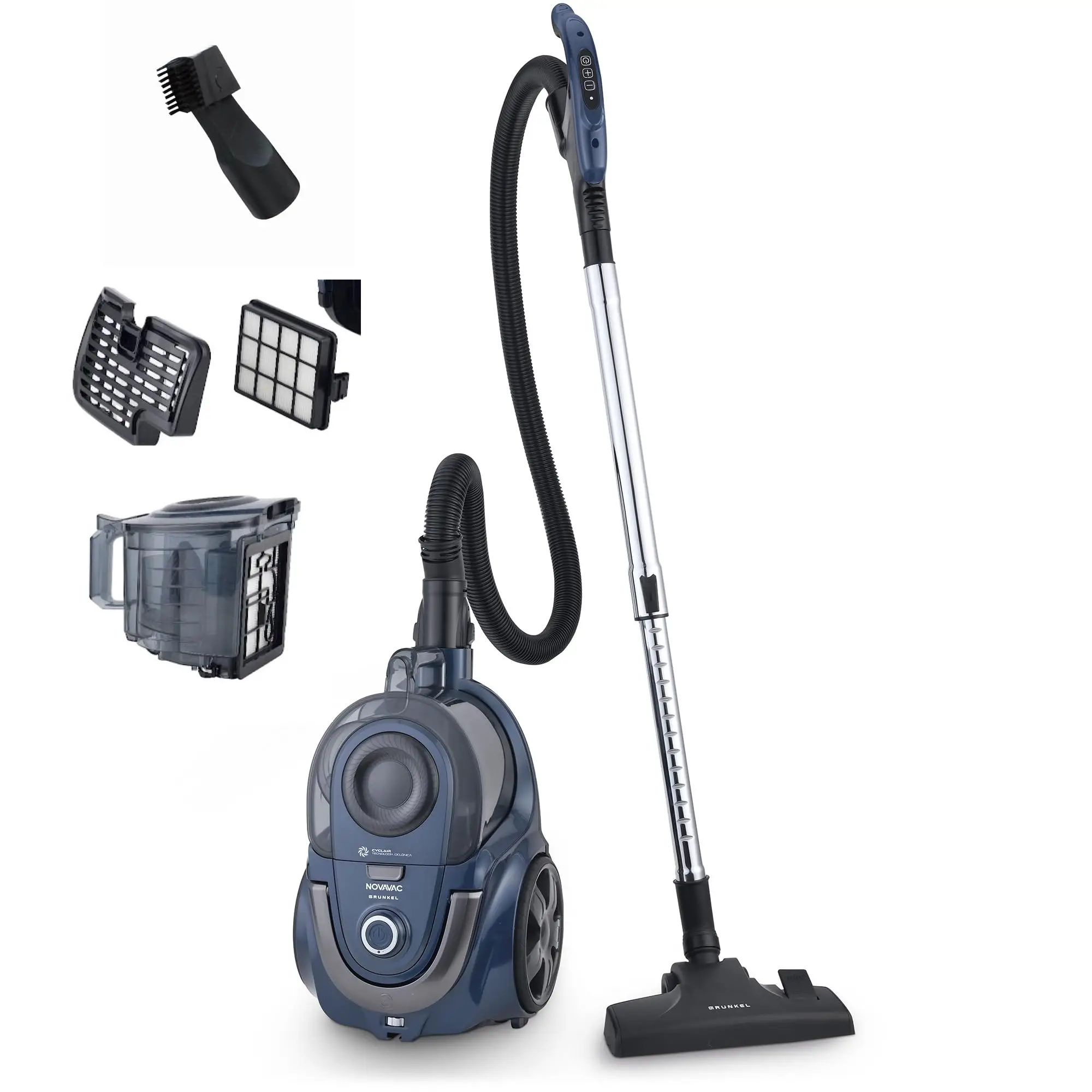NOVAVAC aspiradora 2,2 L Aspiradora de tambor Secar 700 W Sin bol..
