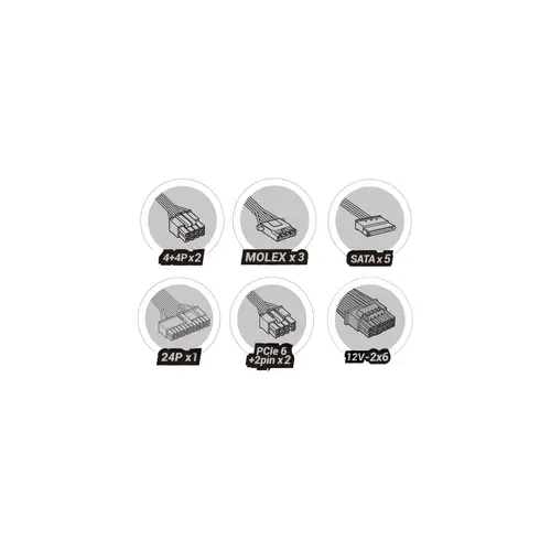 MPB750PSI unidad de fuente de alimentación 750 W 24-pin ATX ATX Blanco - Imagen 10