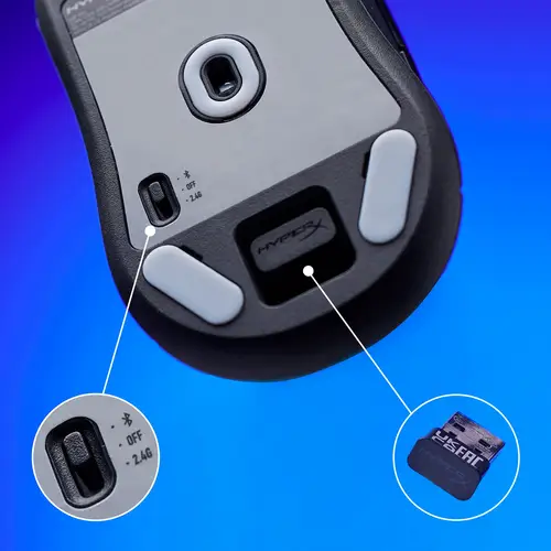 Pulsefire Haste 2 Mini: ratón gaming inalámbrico (negro) - Imagen 7
