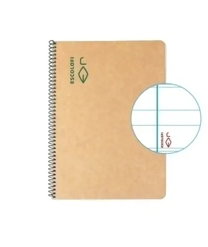 BLOCK ESCOLOFI GREEN A5 50h MONT 80g C/M - Pack de 5 unidades