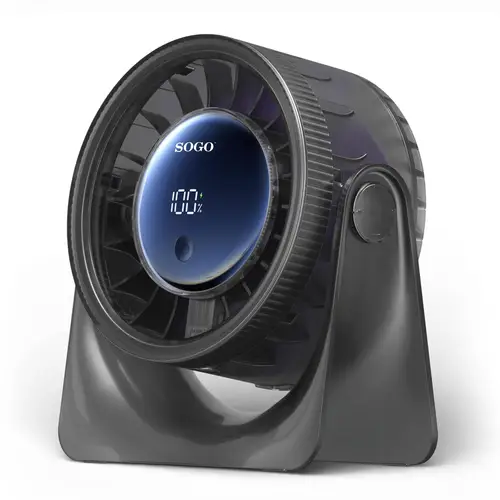 Ventilador De Mesa Mini Recargable 3000mah - Imagen 1