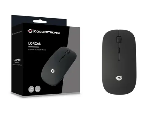 LORCAN01B ratón Oficina Ambidextro Bluetooth Óptico 1600 DPI - Imagen 4