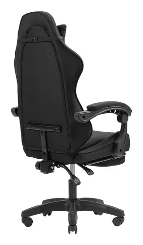SILLA GAMER MARS GAMING MGCXFGRB NEGRA RECLINABLE REPOSABRAZOS AJUSTABLE REPOSAPIES COJINES ACABADO TEXTIL - Imagen 6