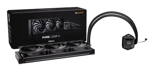 PURE LOOP 3 Procesador Sistema de refrigeración líquida todo en uno 12 cm Negro 1 pieza(s) - Imagen 2