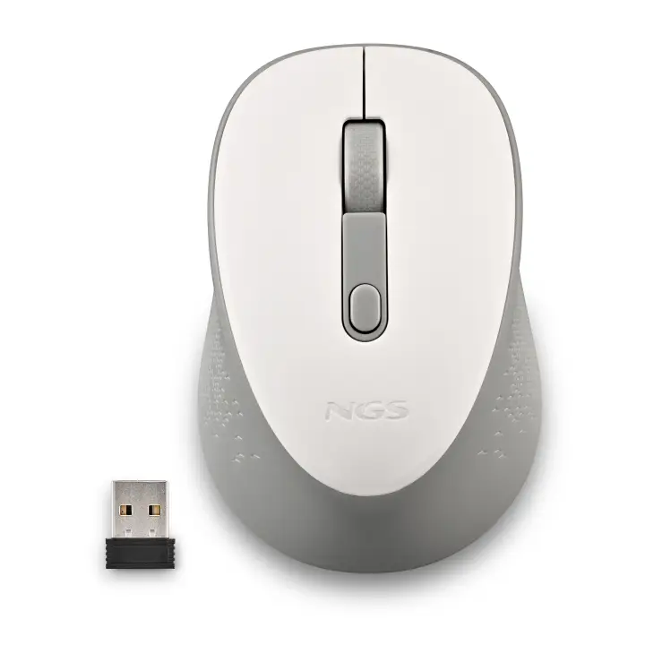 DEW ratón Oficina Ambidextro RF inalámbrico Óptico 1600 DPI