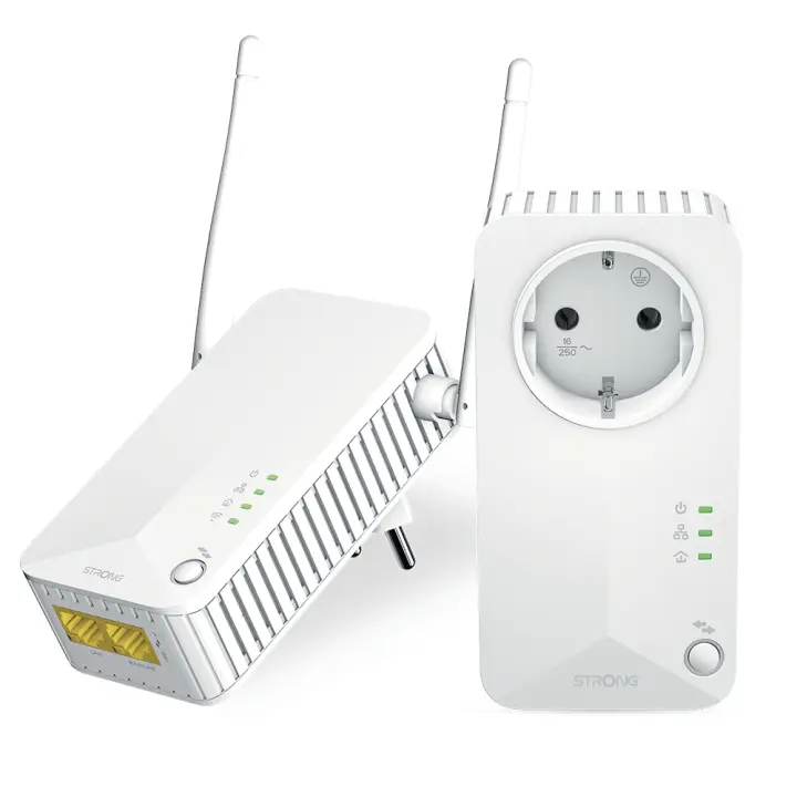 Powerline Wi-Fi 600 Kit 600 Mbit/s Ethernet Wifi Blanco