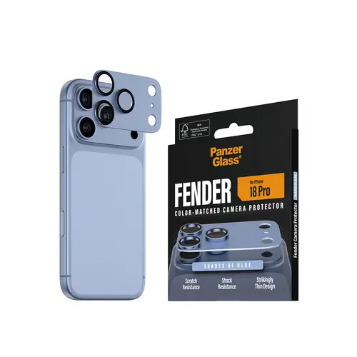 ® Fender Camera Lens Protector Shades of Blue iPhone 18 Pro Protector de pantalla 1 pieza(s) - Imagen 6