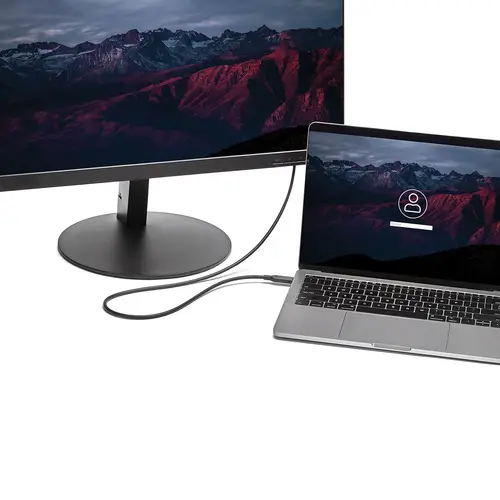Cable 1,8m USB-C a Mini DisplayPort - 4K 60Hz - Black - Adaptador USB 3.1 Tipo C a mDP - Imagen 5