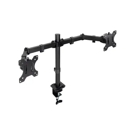 Soporte de Mesa para 2 Pantallas 17"-27", Negro - Imagen 1