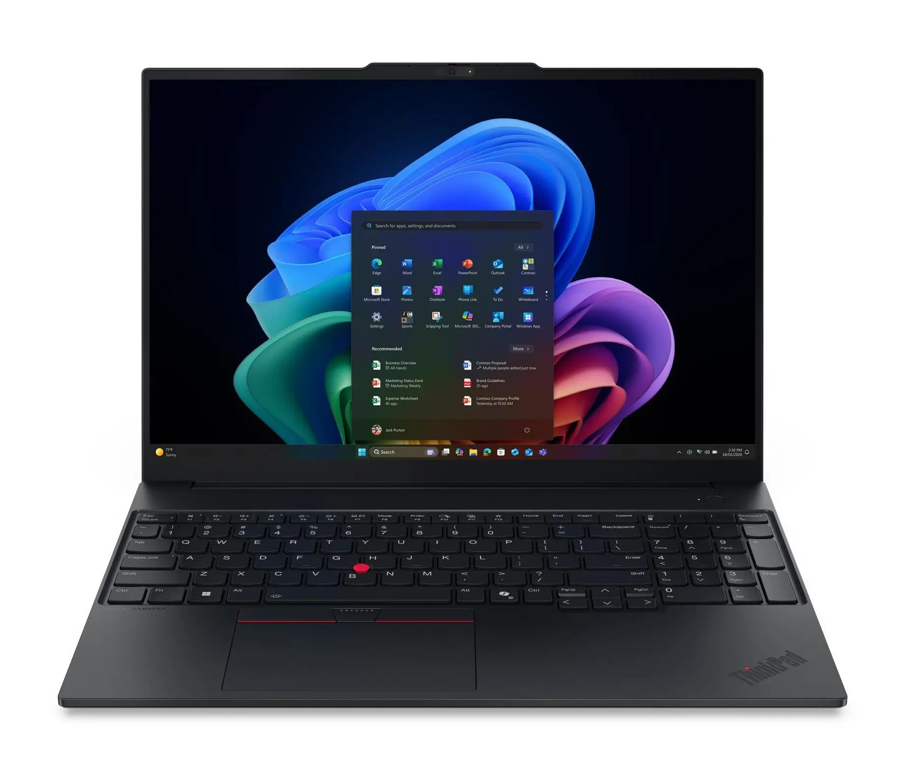 ThinkPad E16 Gen 4 (Intel) Copilot+ PC Intel Core Ultra 7 355 Por..