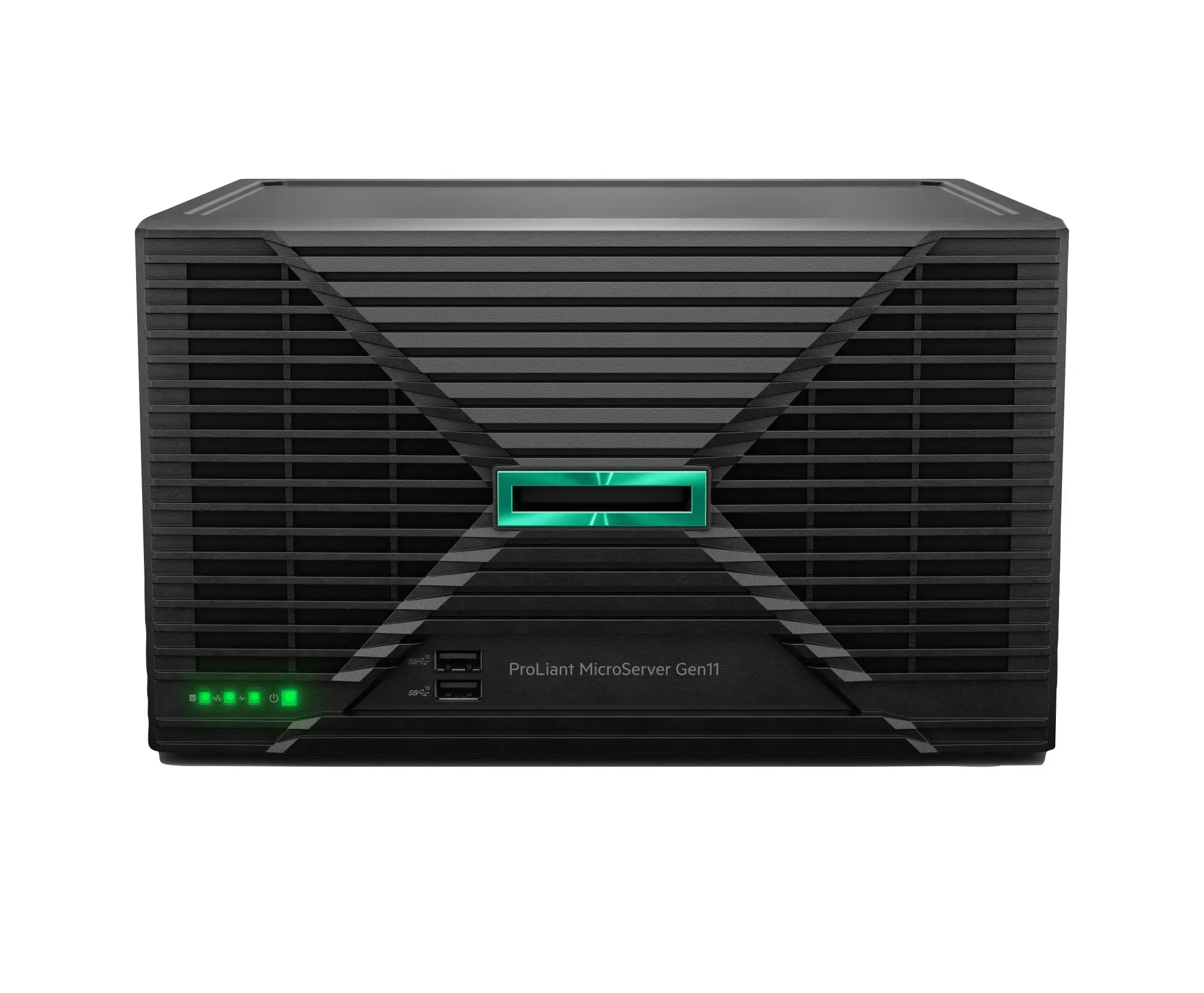 ProLiant MicroServer Gen11 G7400 3.7GHz 2c 1P 1x16GB-U 4LFF-NHP 1x180W PS EU Server