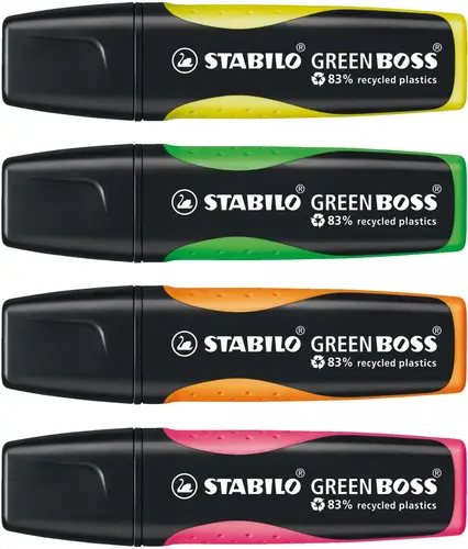 GREEN BOSS marcador 1 pieza(s) Punta de cincel Verde - Imagen 4