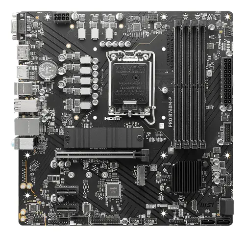 PRO B760M-P placa base Intel B760 LGA 1700 micro ATX - Imagen 2