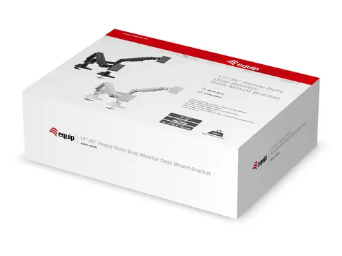 Soporte de escritorio para monitor de 17«-49», blanco - Imagen 12