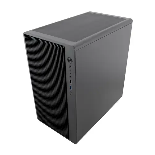 GAMING CAJA MATX GM350 DARKFACE USB-C 3.2 GEN1 CRISTAL AHUMADO - Imagen 5