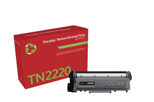Remanufacturado Everyday Tóner Everyday Mono remanufacturado de Xerox es compatible con Brother TN2220, Capacidad alta - Imagen 1