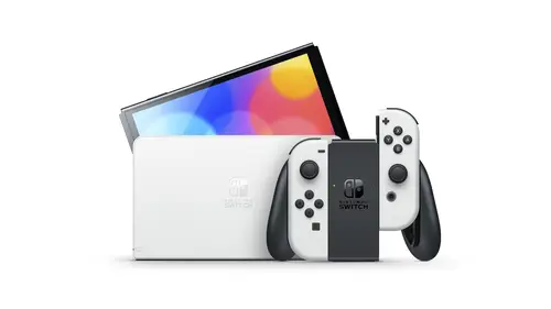 Switch OLED videoconsola portátil 17,8 cm (7") 64 GB Pantalla táctil Wifi Blanco - Imagen 3