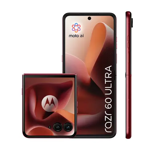 razr 60 ultra 17,7 cm (6.96") SIM doble Android 15 5G USB Tipo C 16 GB 512 GB 4700 mAh Burdeos - Imagen 3