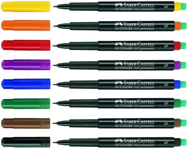 152304 marcador permanente Negro, Azul, Verde, Rojo 4 pieza(s)