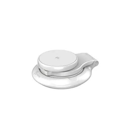 JUPW3415-N cargador de dispositivo móvil Reloj inteligente, Auriculares, Smartphone Blanco USB Cargador inalámbrico Carga rápida Interior - Imagen 2