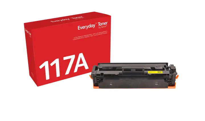 Everyday El tóner Everyday Amarillo de Xerox es compatible con HP 117A (W2072A), Capacidad estándar
