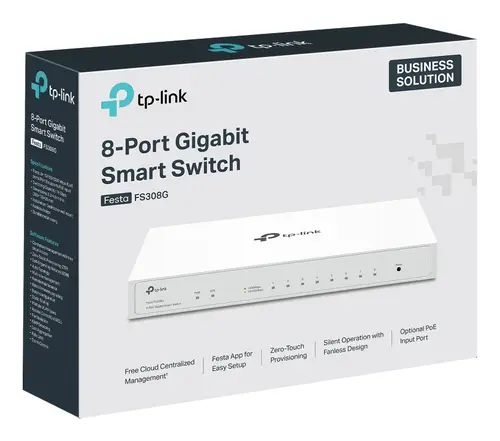 Festa FS308G Gestionado L2/L2+ Gigabit Ethernet (10/100/1000) Energía sobre Ethernet (PoE) Blanco - Imagen 6