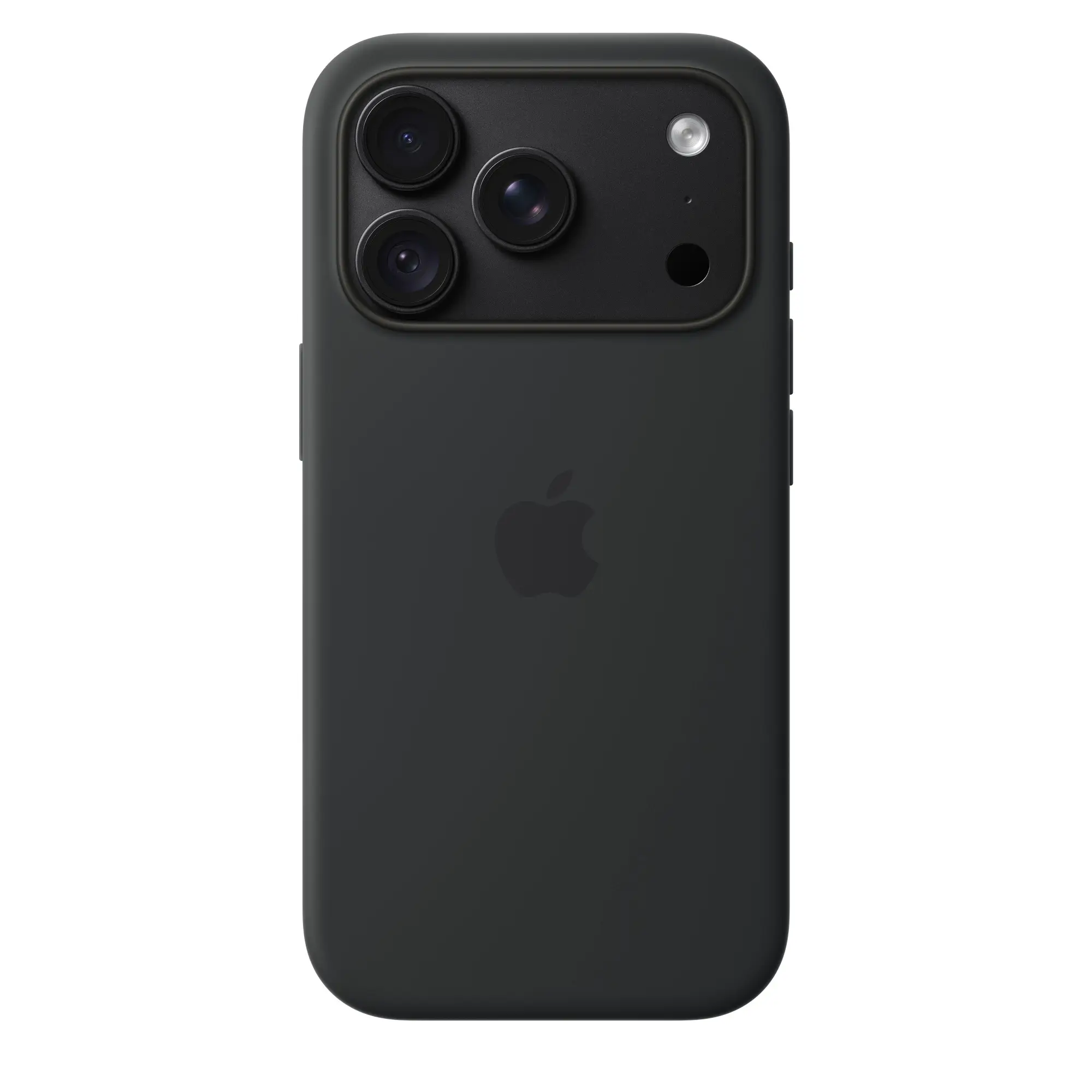 Funda de silicona con MagSafe para el iPhone 18 Pro - Negro