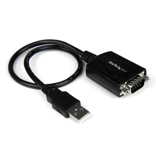 Cable 0,3m USB a Puerto Serie Serial RS232 DB9 con Retención del Puerto de Asignación COM - Imagen 1