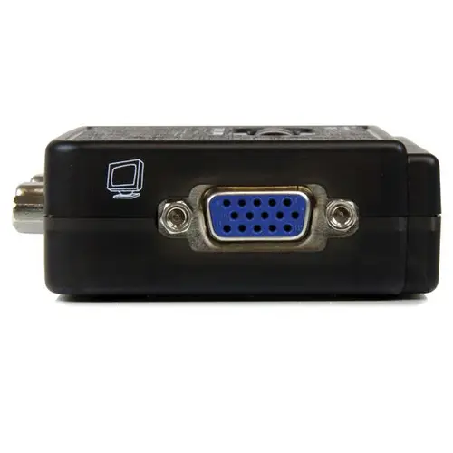 Juego de Conmutador KVM de 2 puertos con todo incluido - USB - Audio y Vídeo VGA - Imagen 4