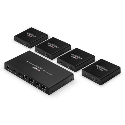 38262 extensor audio/video Transmisor y receptor de señales AV Negro - Imagen 2