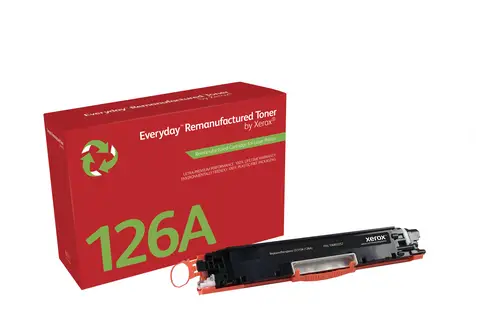 Remanufacturado Everyday Tóner Everyday Negro remanufacturado de Xerox es compatible con HP 126A (CE310A), Capacidad estándar - Imagen 1