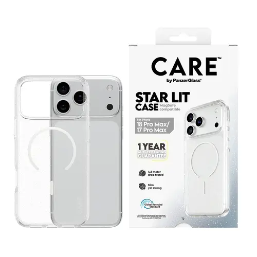 CARE by ® Urban Explorer Case Star Lit w. MagSafe iPhone 18 Pro Max | 17 Pro Max funda para teléfono móvil Transparente - Imagen 2