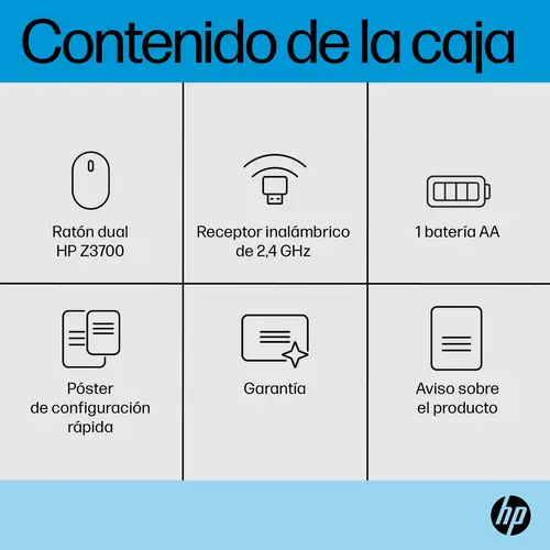 Ratón dual Z3700 negro - Imagen 7