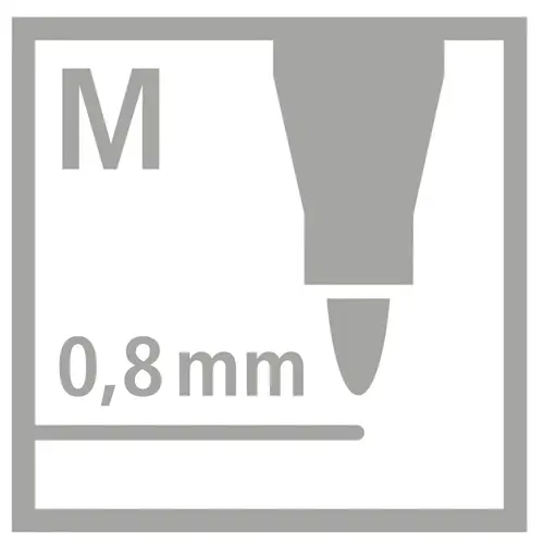 pointMax rotulador de punta fina Medio Colores surtidos 24 pieza(s) - Imagen 7