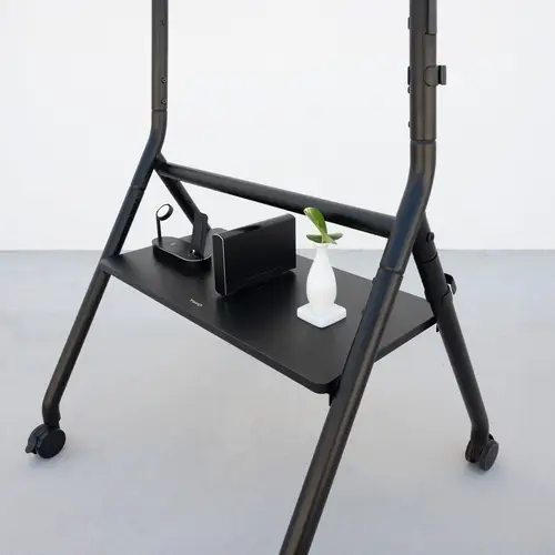 iDREAMS Soporte de Suelo con Ruedas para Pantalla 37"-86", Negro - Imagen 7