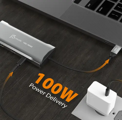 JCD397-N Miniestación de acoplamiento 4K60 Elite USB-C® para tres monitores de 10 Gbps - Imagen 9
