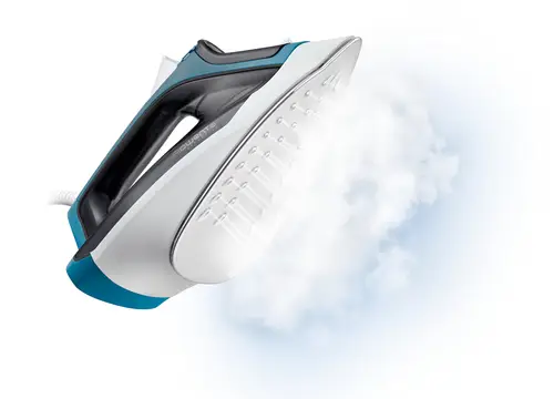DX1550 Plancha seco Suela de acero inoxidable 2200 W Azul - Imagen 9