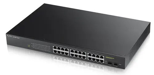 GS1900-24HP Gestionado L2 Gigabit Ethernet (10/100/1000) Energía sobre Ethernet (PoE) Negro - Imagen 1