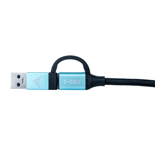 USB-C Cable to USB-C with Integrated USB 3.0 Adapter - Imagen 2