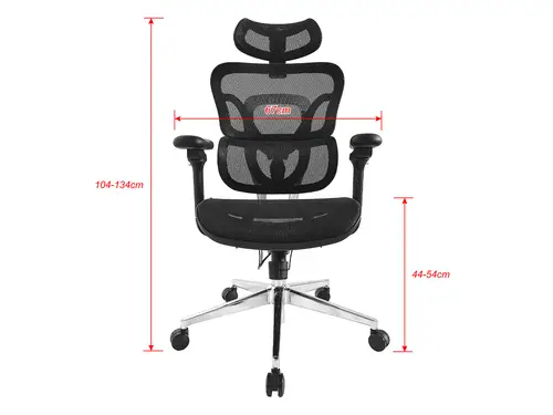 651051 silla de oficina y de ordenador Asiento de malla Respaldo de malla - Imagen 6