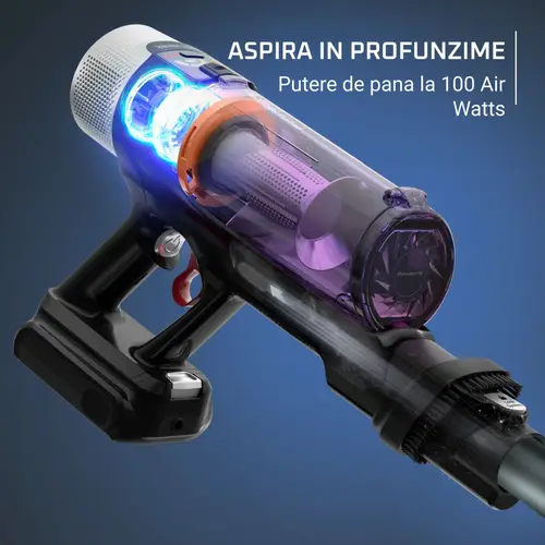 RH2048 aspiradora de mano Negro Sin bolsa - Imagen 8