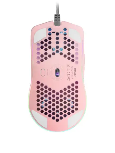 MMAX, Ratón Ultraligero 69g, Óptico 12400DPI, Chroma RGB, Soft, Rosa - Imagen 8