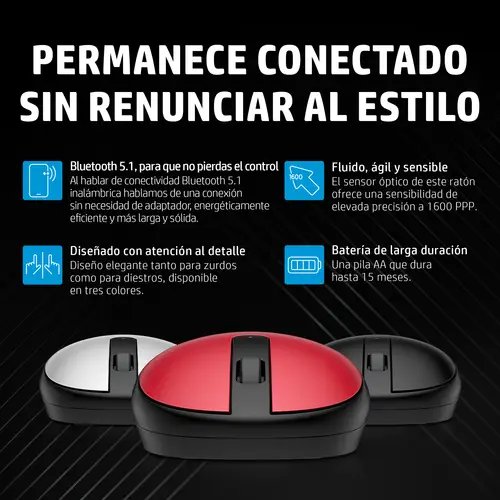 Ratón Bluetooth 240 blanco lunar - Imagen 6